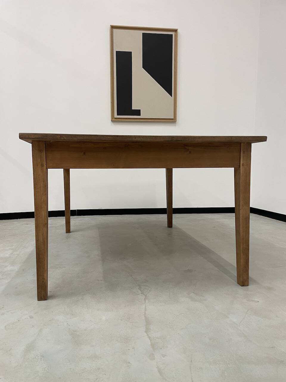 Pine farmhouse table 160 x 110 cm