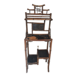 Shelf furniture in lacquered Japanese Chinese bamboo