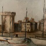 Tableau « La Rochelle » signé