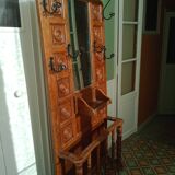 Wooden entrance locker