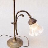 Art Deco brass lamp