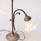 Art Deco brass lamp