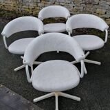 Vintage barber chair set