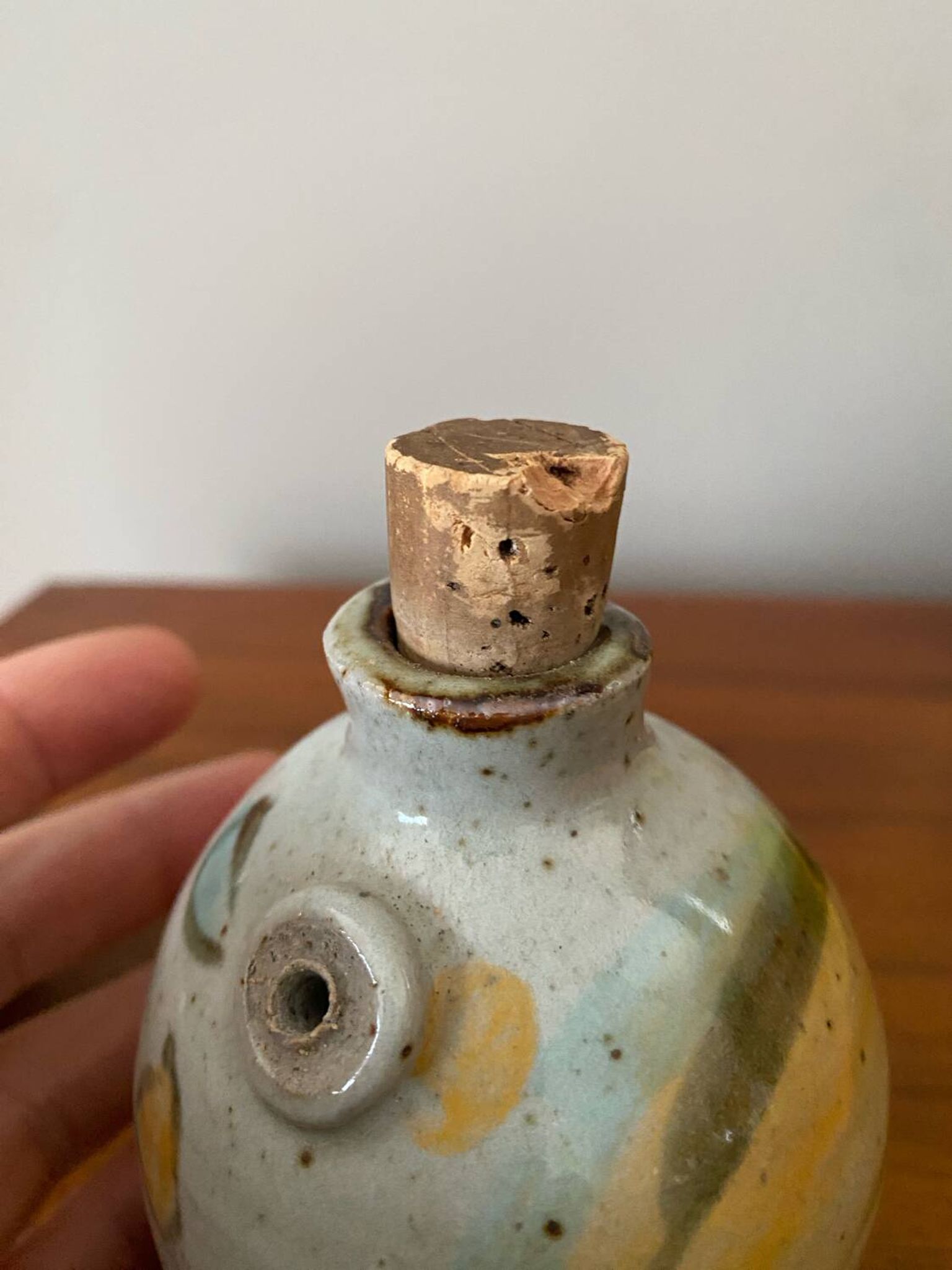 Ensemble poivrier et salière en  ceramique