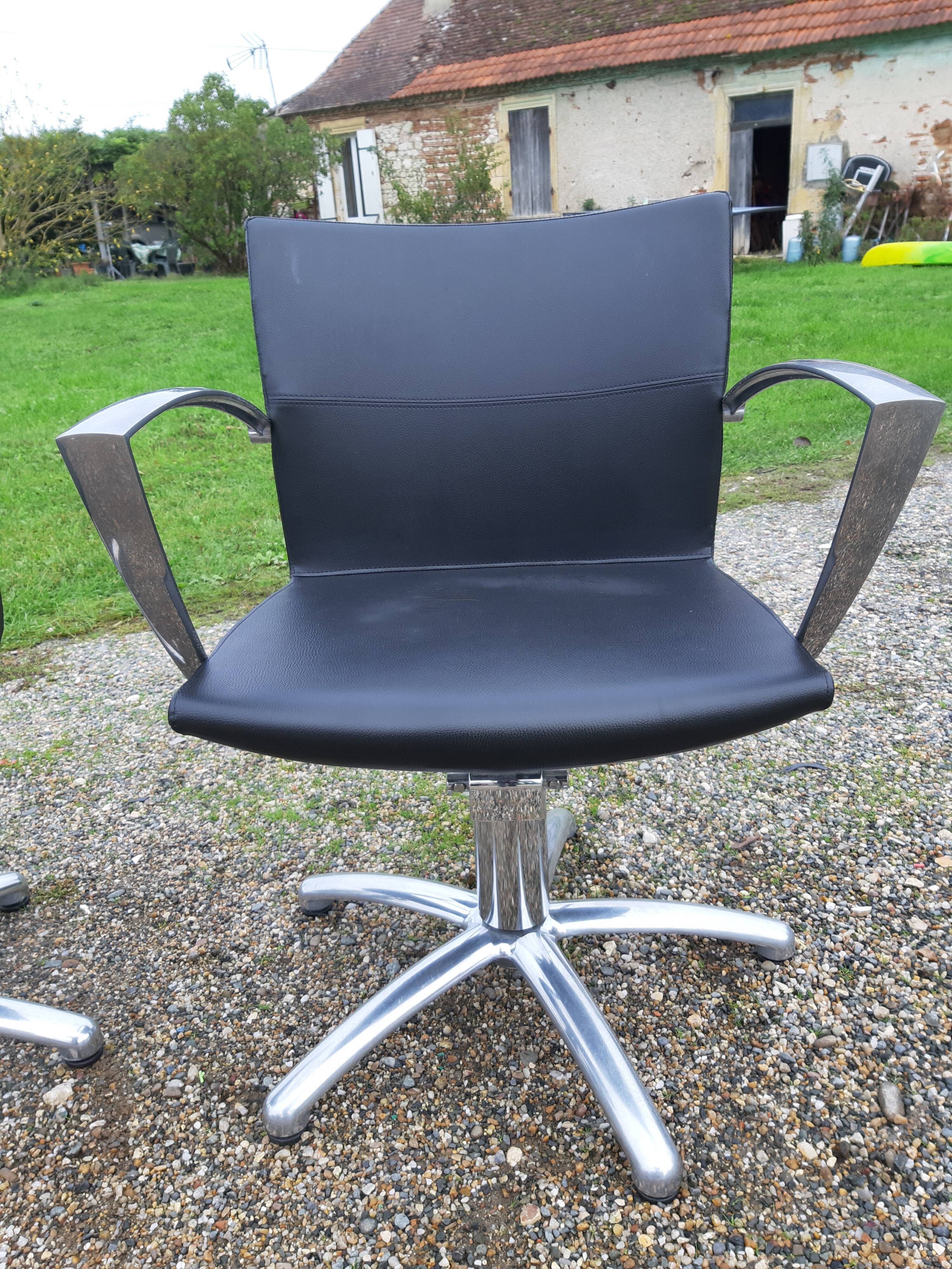 Pair of vintage hairdresser chairs