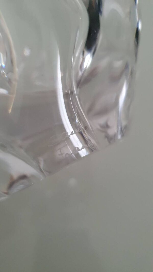 Vide poches en cristal Daum