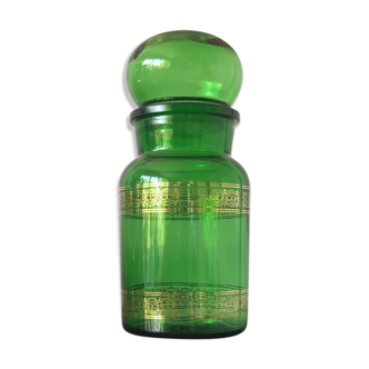 Airtight glass bottle from the 70s made in belgium