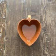 Terracotta mould, heart