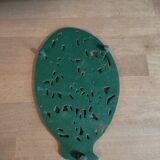 Cast iron patinated metal trivet Apple tree