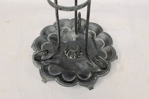 Portemanteau et porte-parapluie en fer forgé