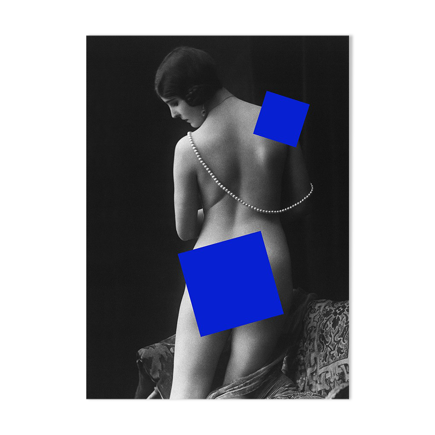 Vintage female backless female photography - Belle Époque 1930