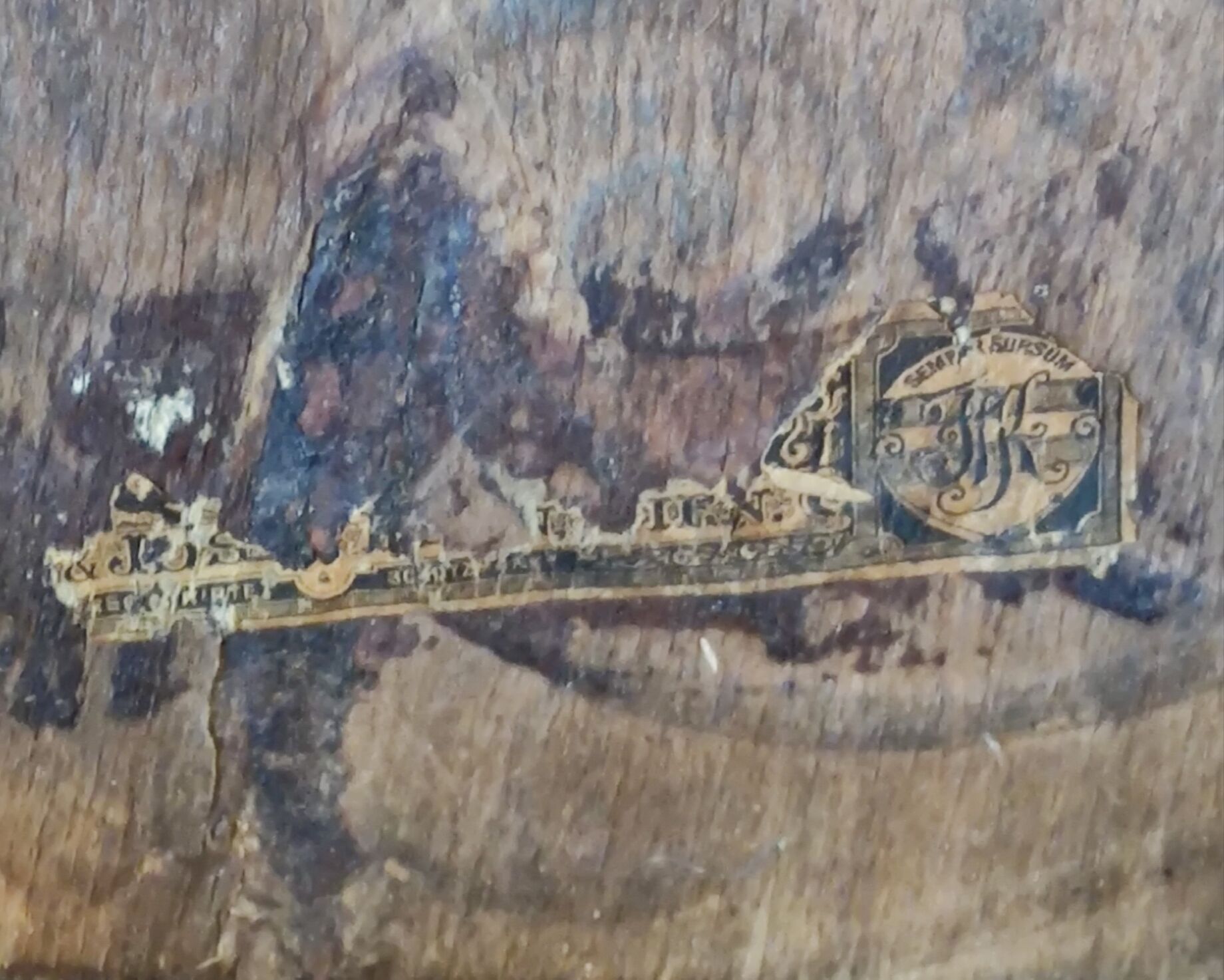 Old chair stamped Jacob and Josef Kohn