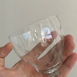 6 verres en cristal ciselé