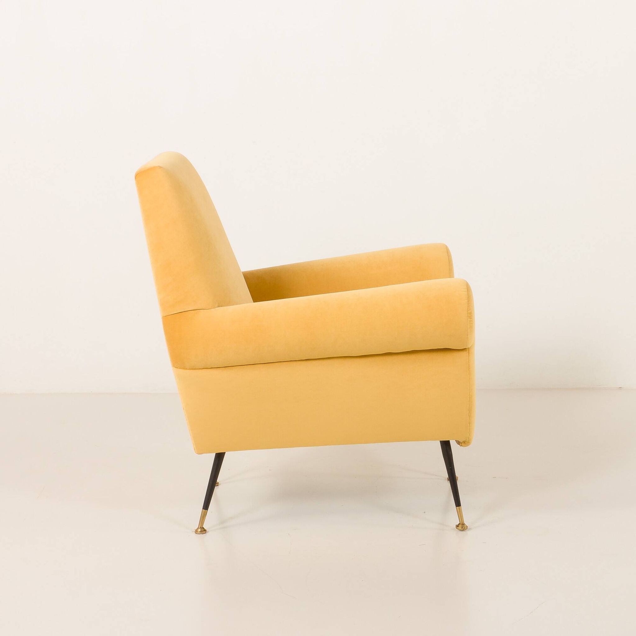 Gigi Radice mid century lounge chair for Minotti, Italy 1950s