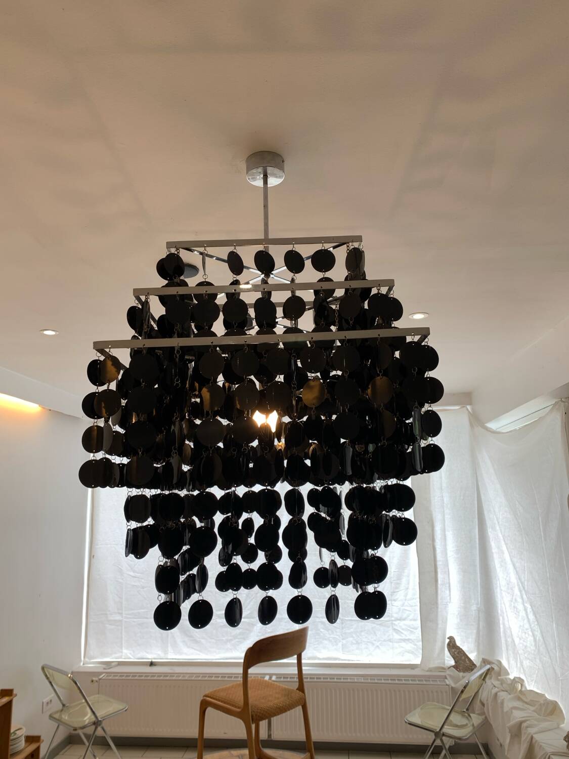 Chandelier Kare Design Pampille circa 1980