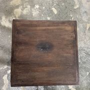 Coffee table, petite table basse indonésienne ancienne moderniste en teck