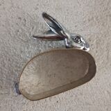 Silver metal napkin ring