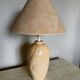 Lampe céramique craquelée St Clément années 70