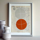 Painting on ancient manuscript