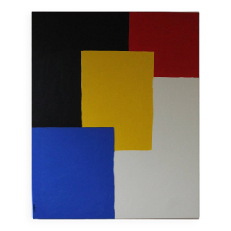 Peinture originale fait main "Bauhaus B2"