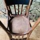 Set of four vintage bentwood bistro chairs.