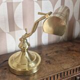 Brass notary or banker's lamp