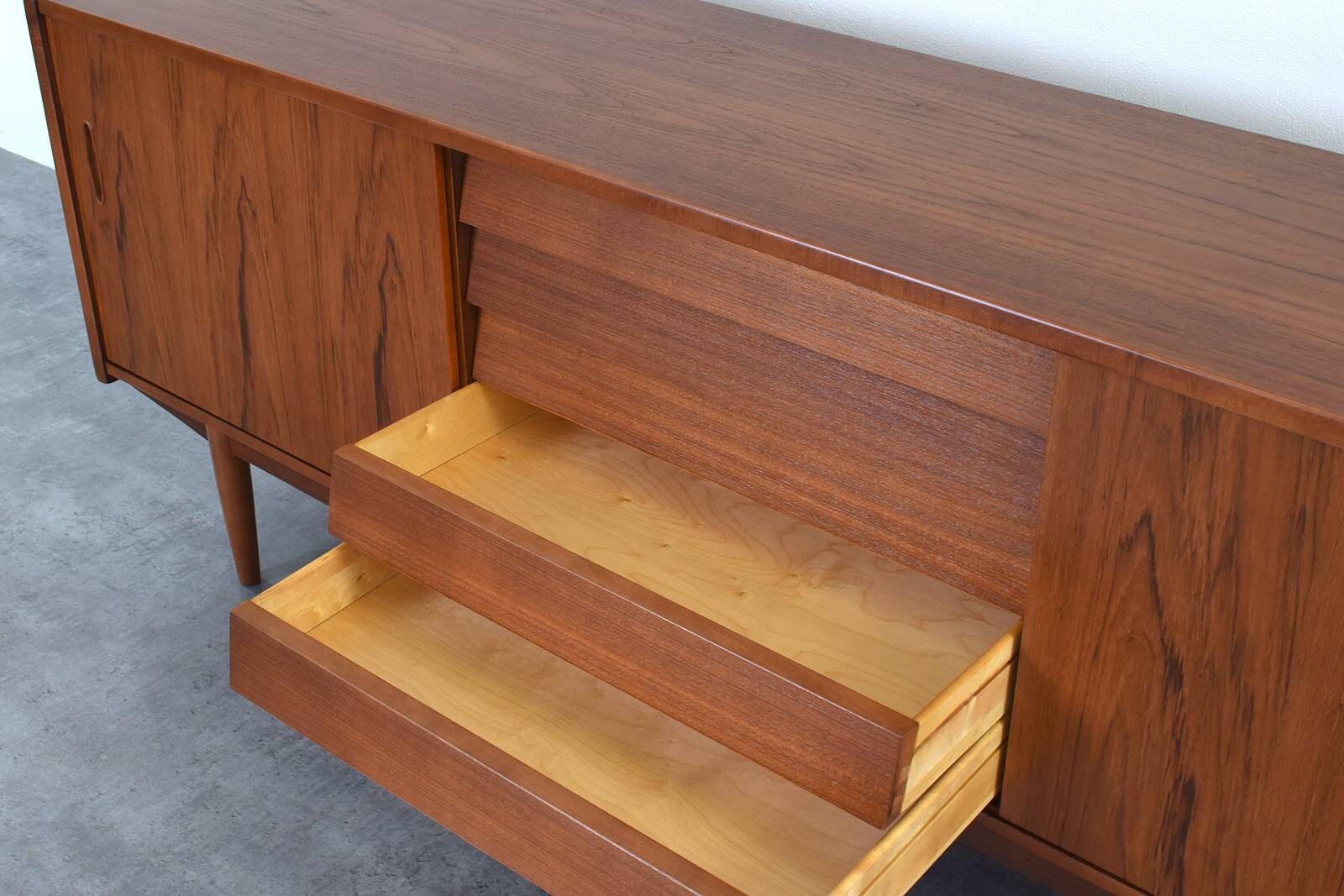 Mid-Century Teak Trio Sideboard by Nils Jonsson for Hugo Troeds, 1960s.