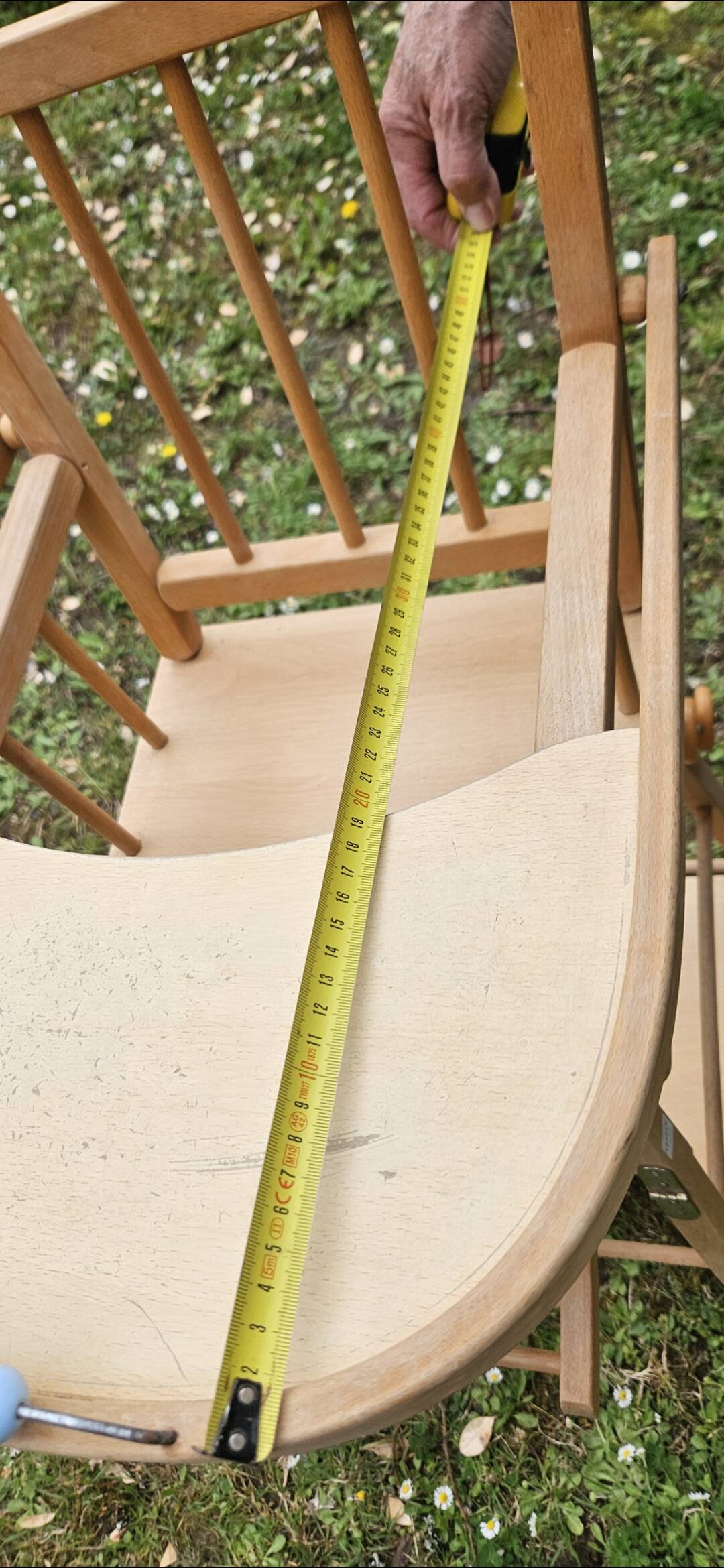 Vintage high chair for baby