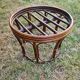 Bamboo and wicker stool: 80's