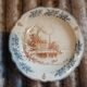 Large antique plate "Louis XIII" Choisy le Roi
