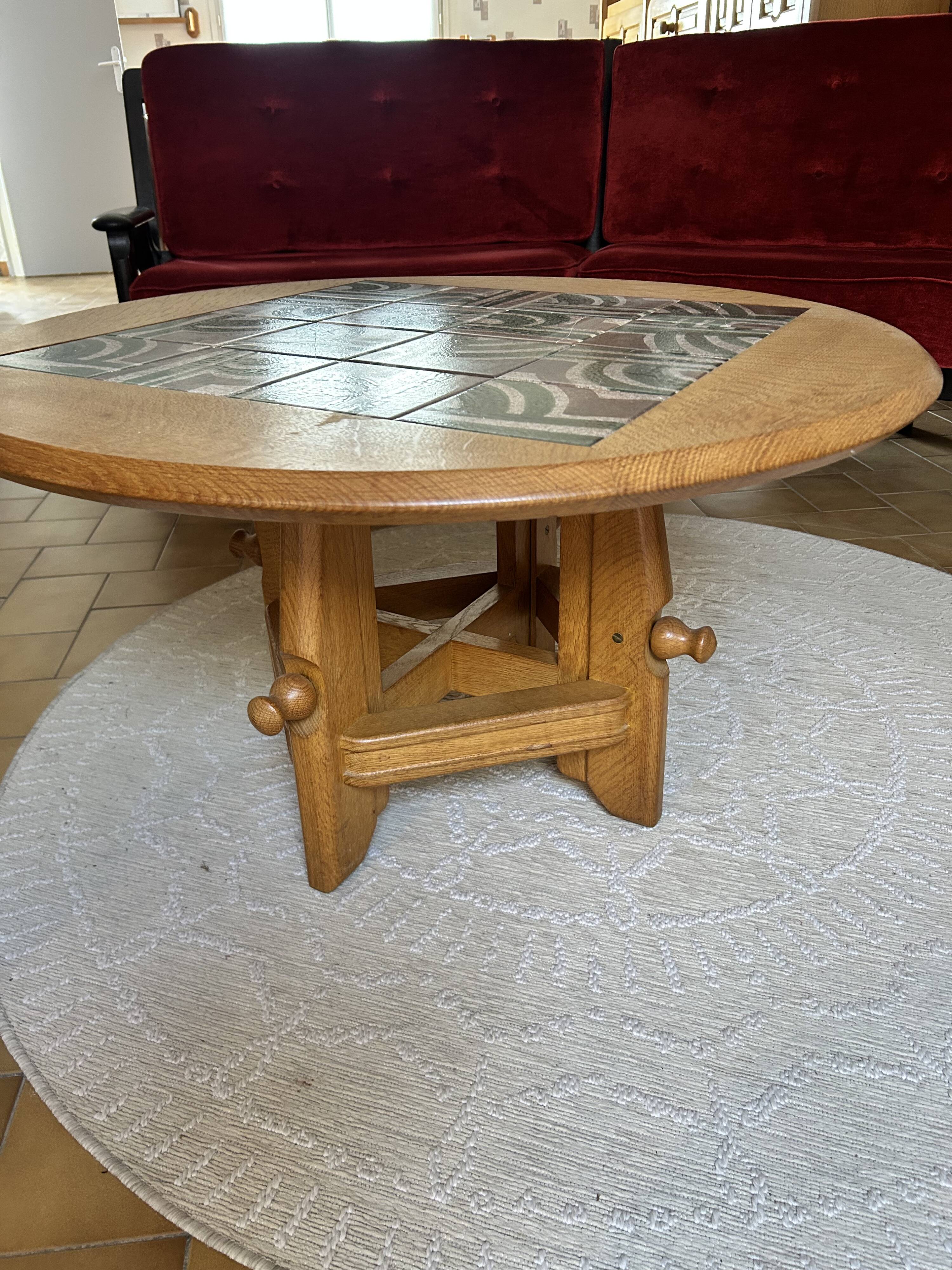 Guéridon table "Guillerme and Chambron"