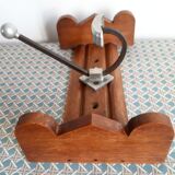 Art Deco double coat rack