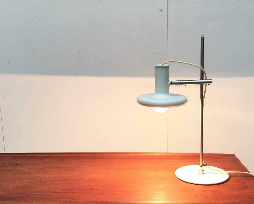 Optima table lamp from the Danish space age mid-century by Hans Due for Fog & Mørup, 1970s.