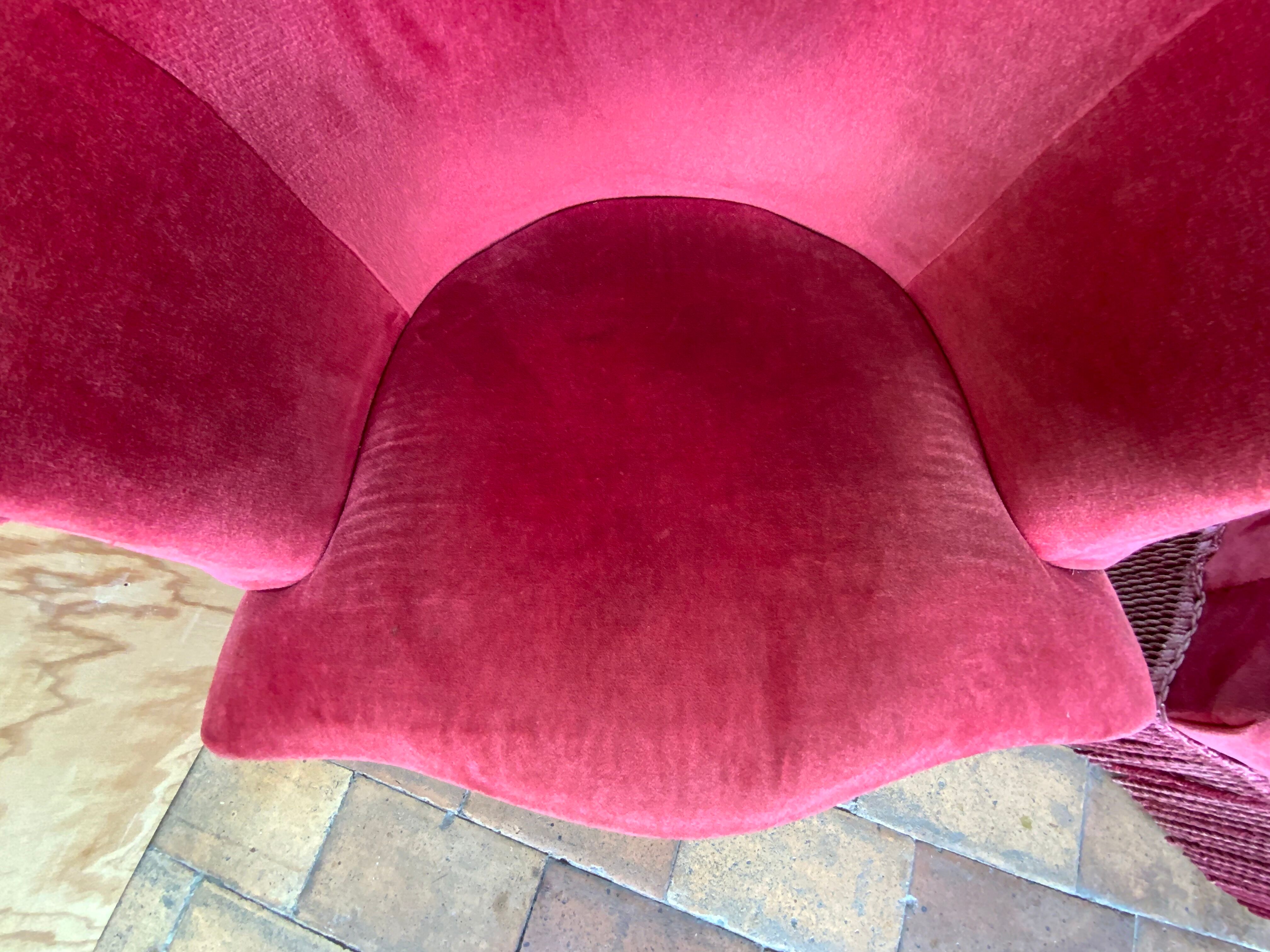 Pair of toad armchairs