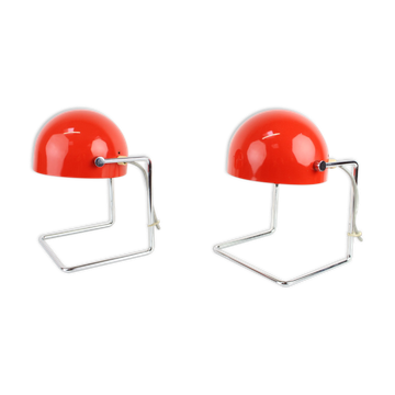 Mid-century table lamps designed by Josef Hurka for Napako, 1960's