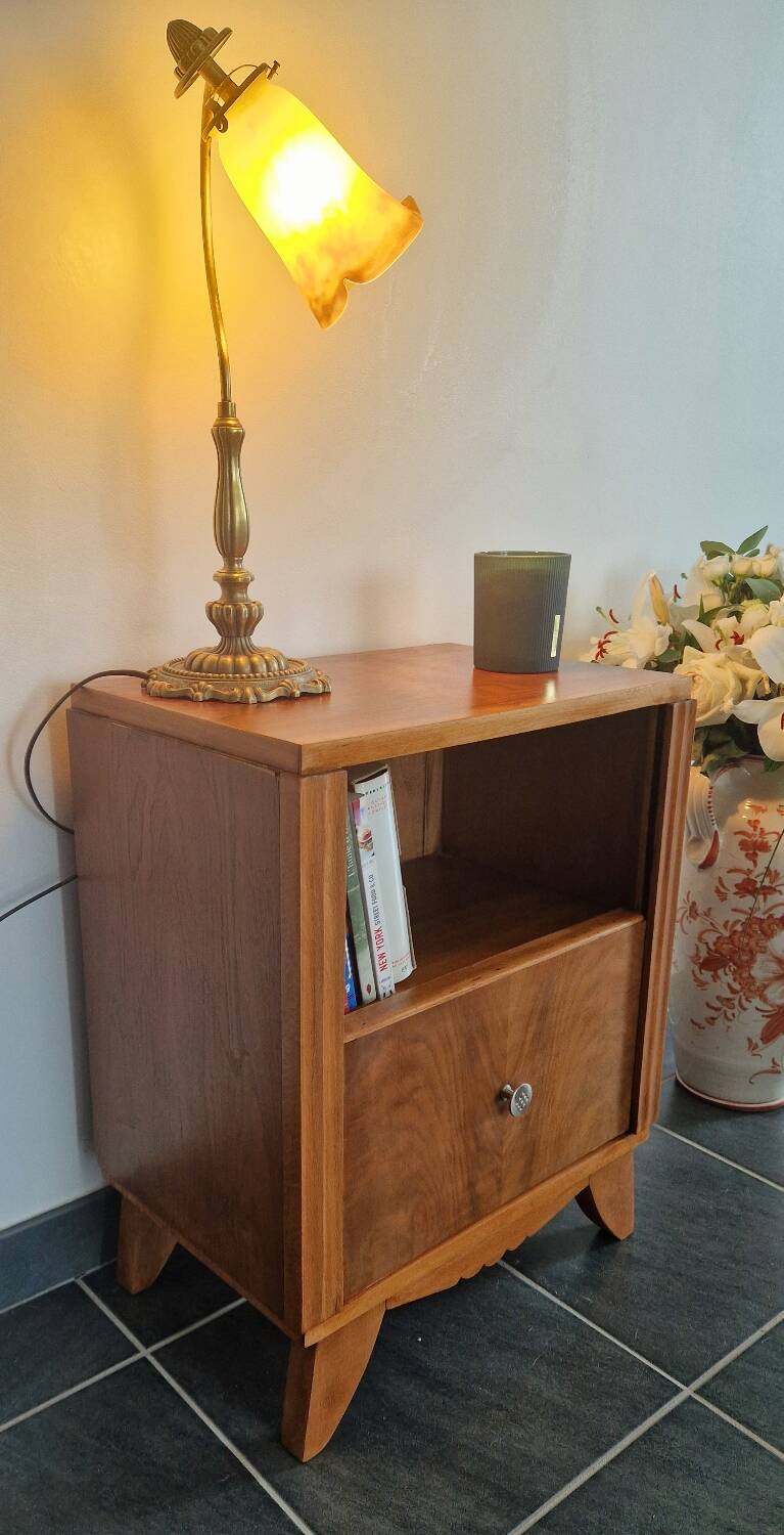 Art Deco low cabinet in rosewood
