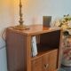 Art Deco low cabinet in rosewood