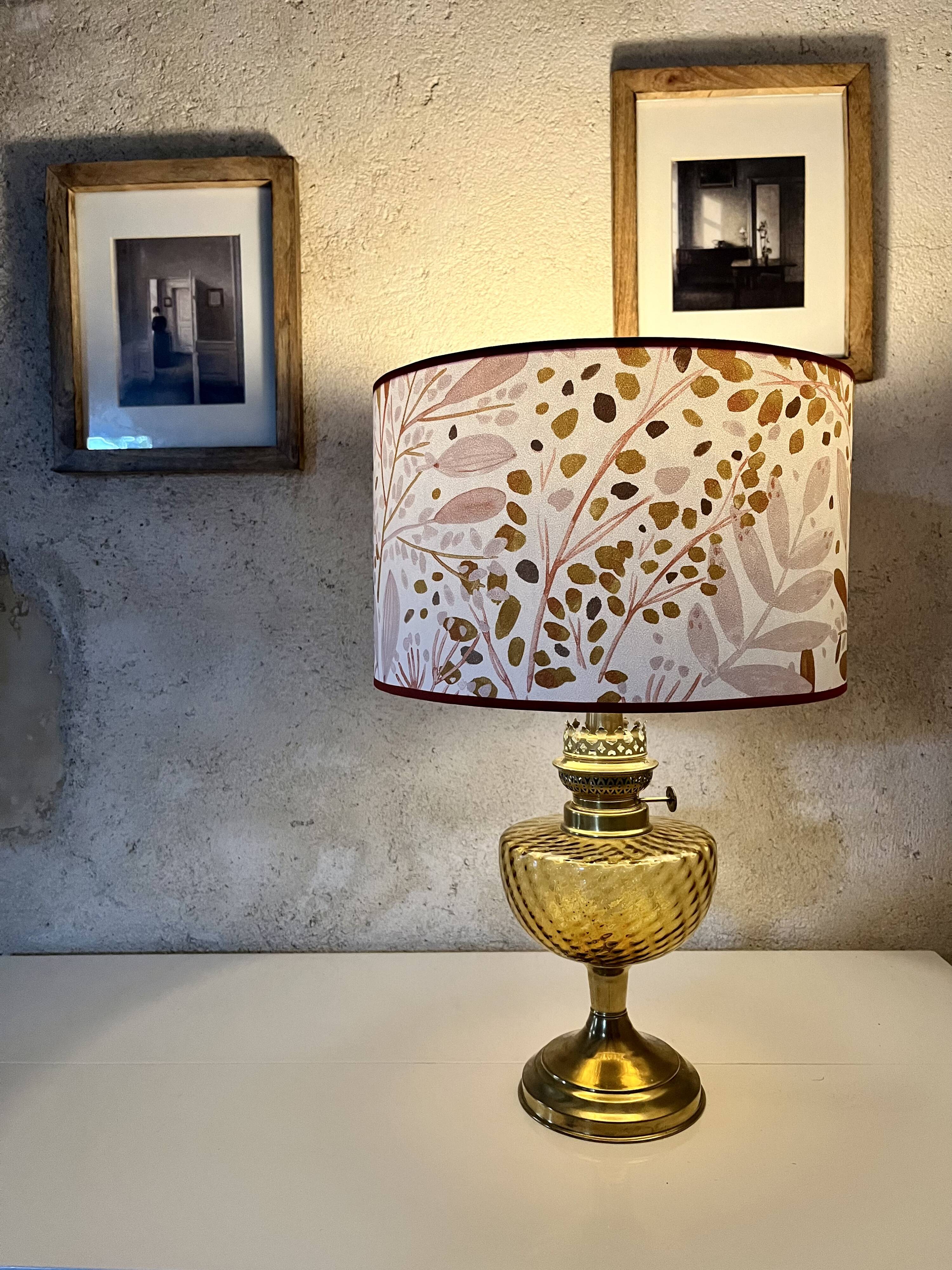 Autumn Lamp - handcrafted creation