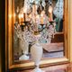 19th-century French crystal table lamp