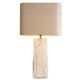 Paires de lampes de table en travertin