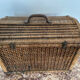 Wicker trunk woven nineteenth century