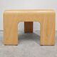 Postmodern side table made of beech plywood by Ekornes Stressless from the 1980s.