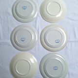 Vintage blue dinner plates