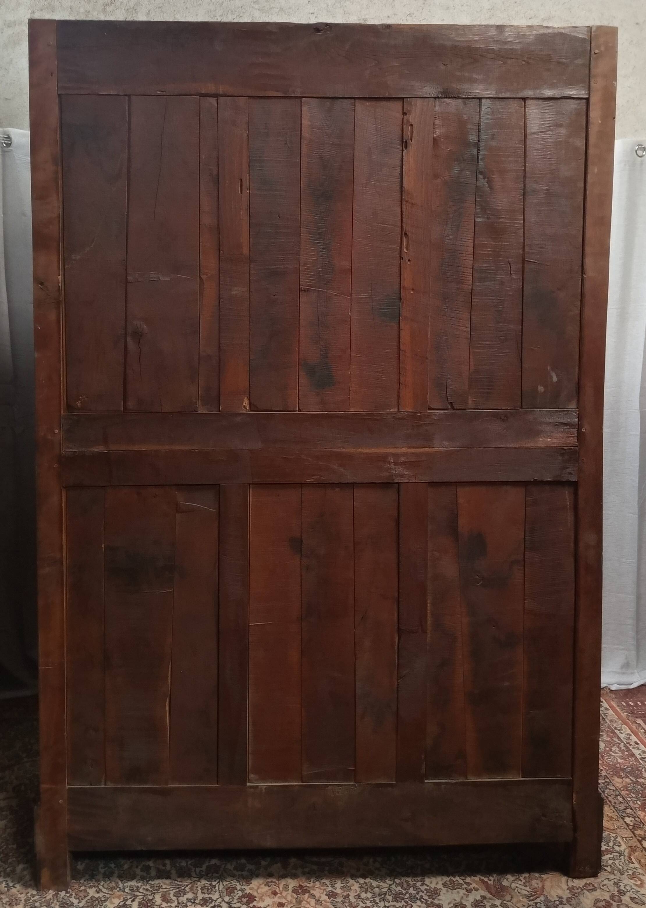 Louis Philippe period walnut wardrobe