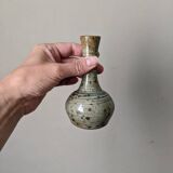 Slow Pyrite Stoneware Soliflore Vase Scandinavian Country Decor