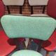 Suite of 6 vintage faux chairs