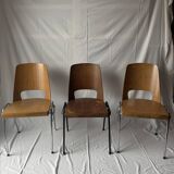 Stackable Manhattan chairs by Baumann