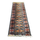 Long Persian Wool Runner Rug Burgundy Blue 70x240cm