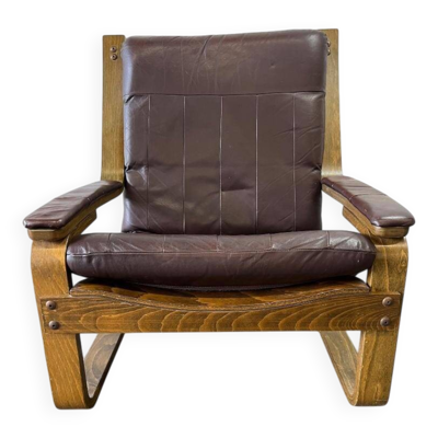 Fauteuil vintage / chaise lounge / fauteuil années 70