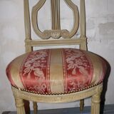 Paire de 2 chaises lyre